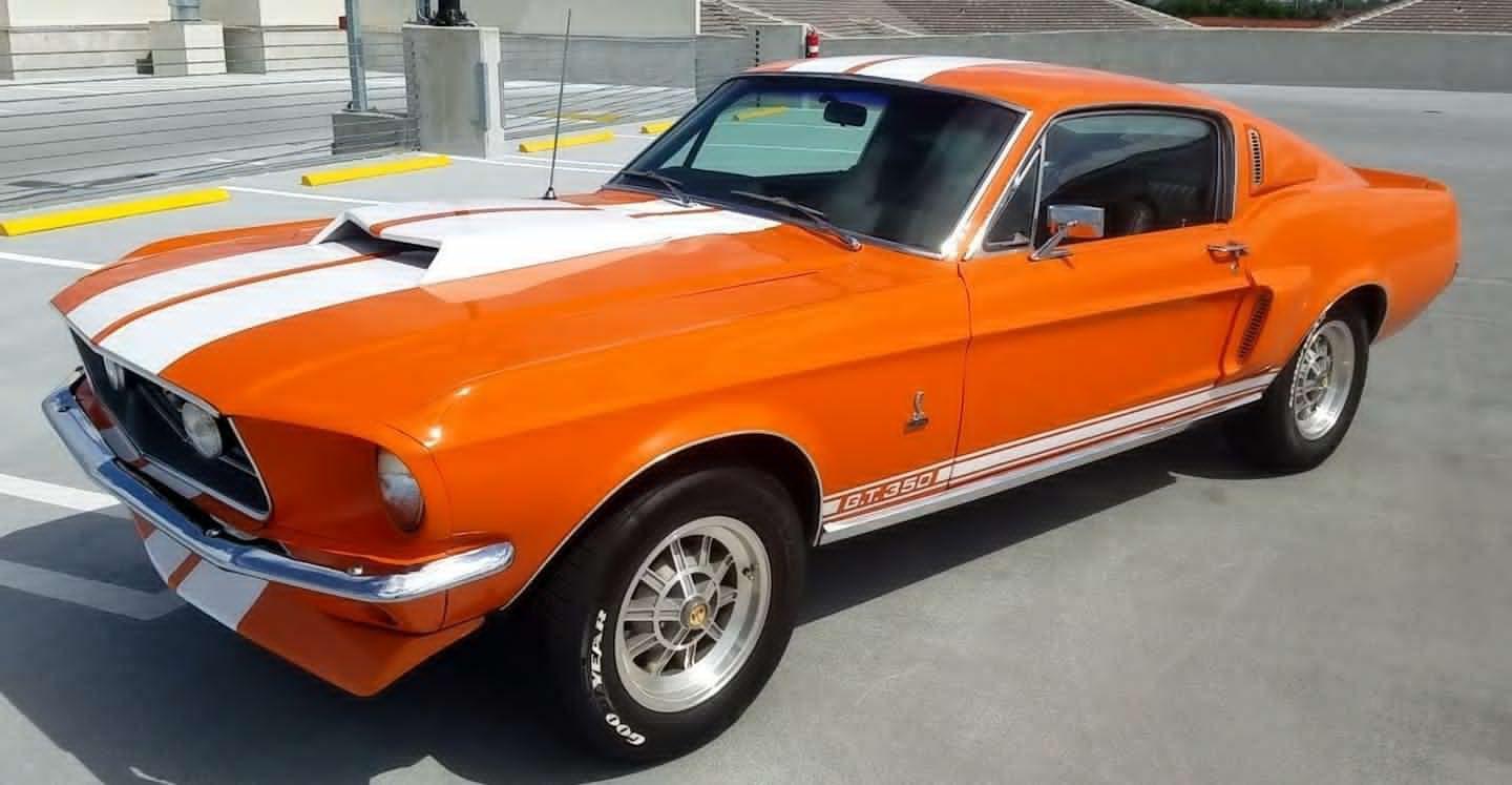1968 ford mustang gt 350 shelby cobra