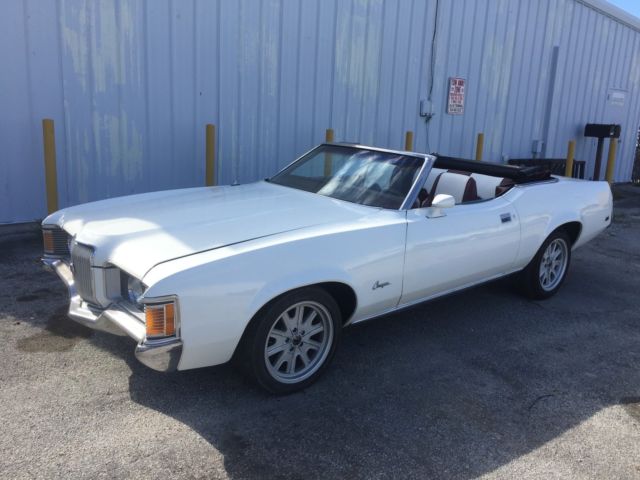 1972 mercury cougar convertible xr7 351 automatic trans