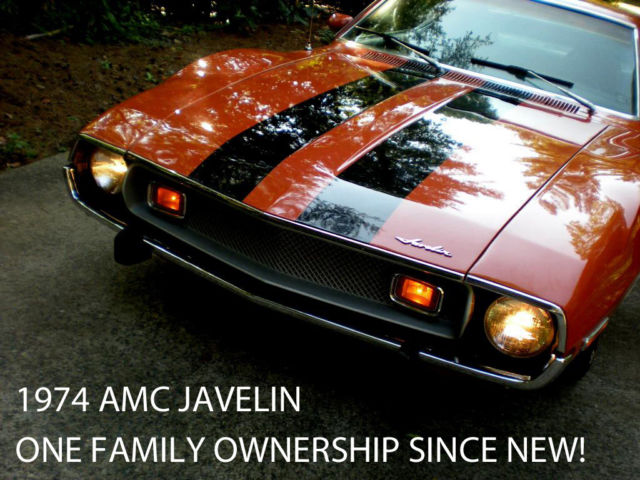 1974 amc javelin factory air! owned by one family since new! 401 v8 show & go!