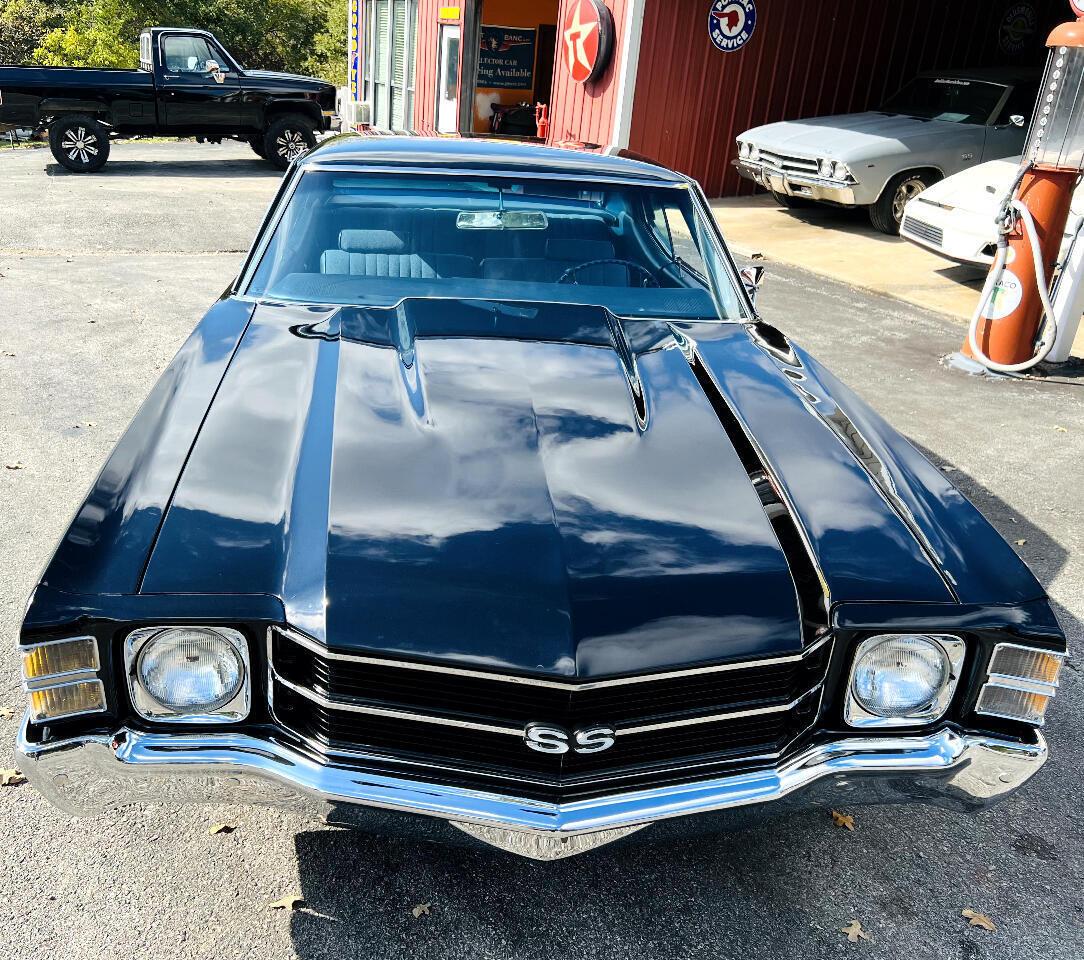 1971 chevrolet chevelle tribute tuxedo black very nice original body