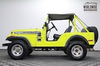1974 jeep cj5 renegade. very rare. 304 v8. dana 44. original!