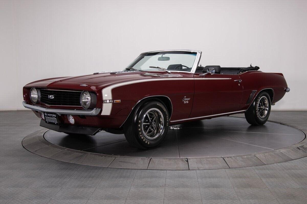 1969 chevrolet camaro ss 396 v8 convertible
