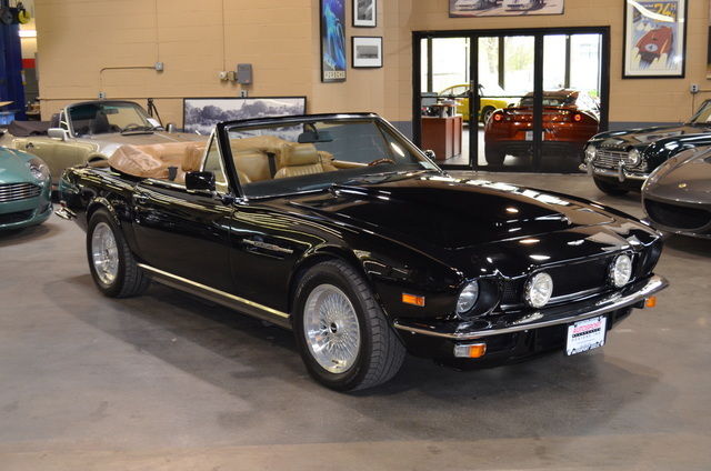rare 5-speed manual 1985 v8 volante - european bumpers- superb in every way!